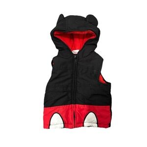 Disney White Fabric Tag with Black Logo